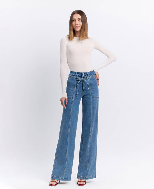 Rhonda tie waist jeans