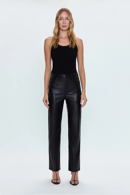 Cassie faux leather pant