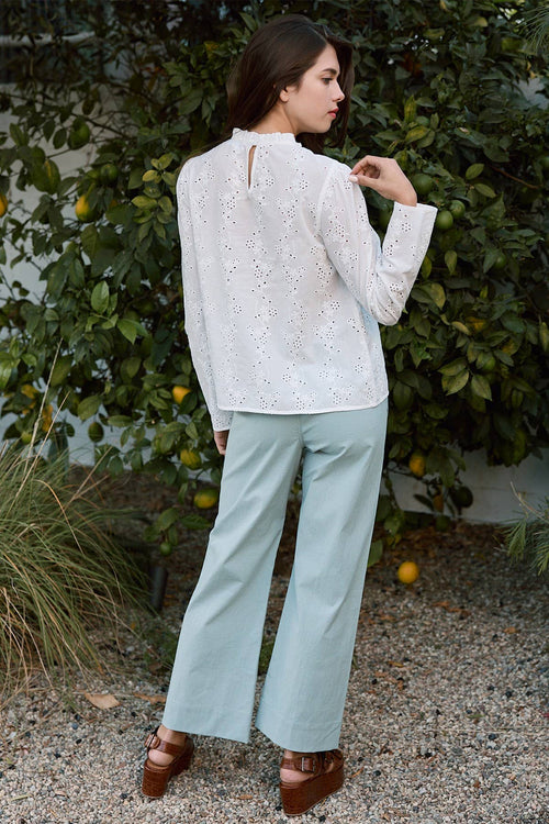 Connie eyelet blouse