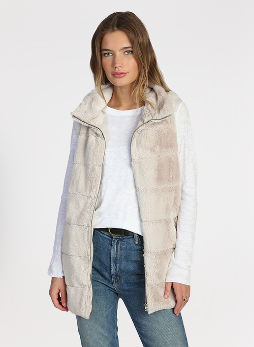 Fur love long vest