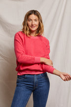 Ziggy fleece pink bloom sweatshirt