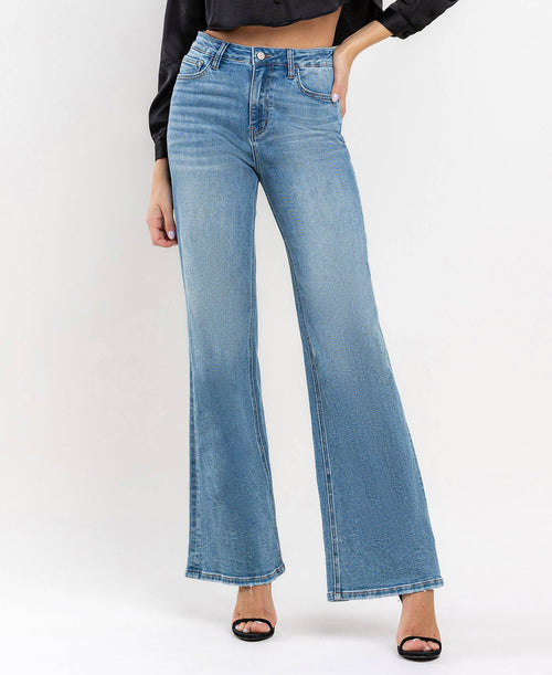 Parker high rise wide leg jean