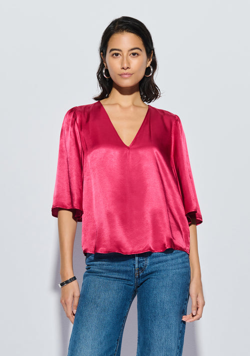 Mel V neck top