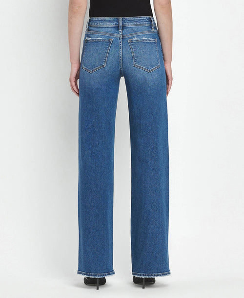 Jayne mid rise wide leg jean