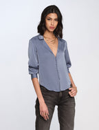 Maika sea blue blouse