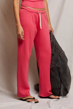 Collins fleece pant pink bloom