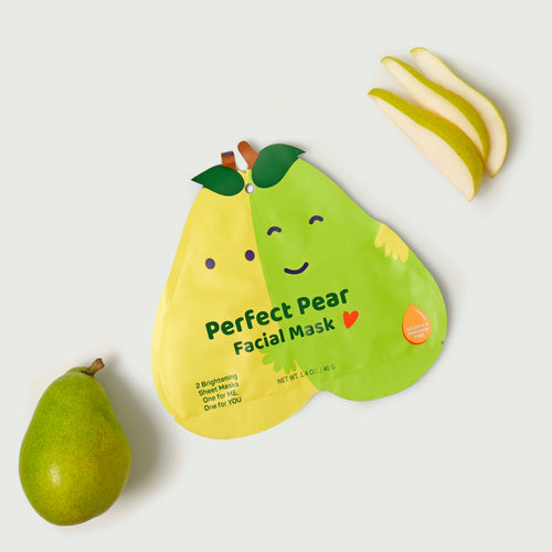 Valentines' Day Perfect Pear sheet facial mask  (2 in 1)