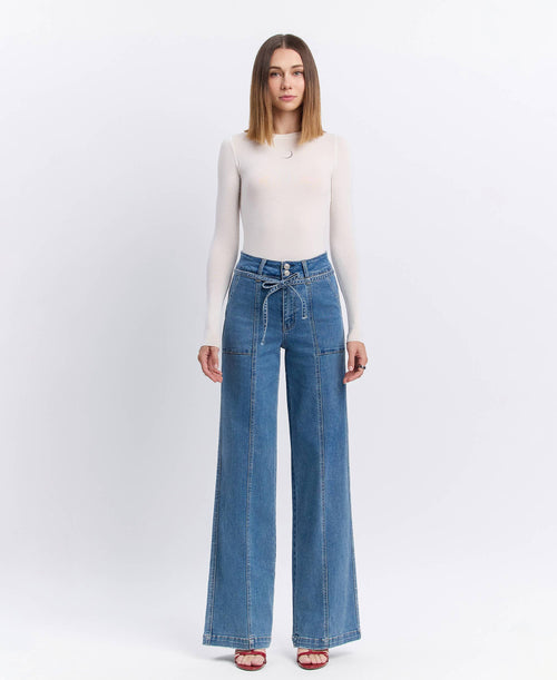 Rhonda tie waist jeans