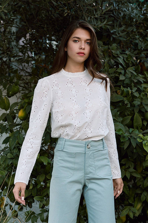 Connie eyelet blouse