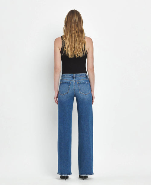 Jayne mid rise wide leg jean