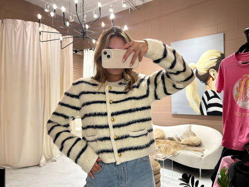 Marissa striped cardigan