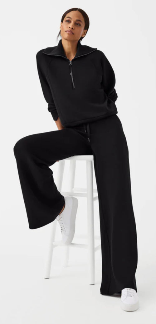 Spanx Airessentials black halfzip