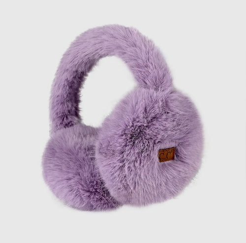 Faux fur earmuffs various colors