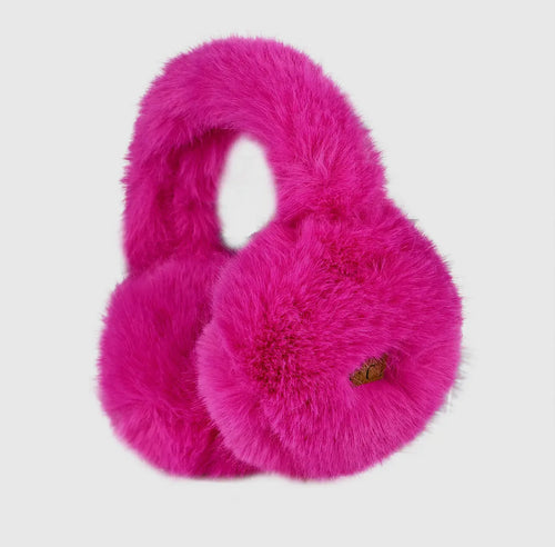 Faux fur earmuffs various colors