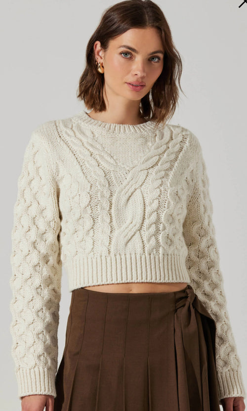 Kaila cable knit sweater