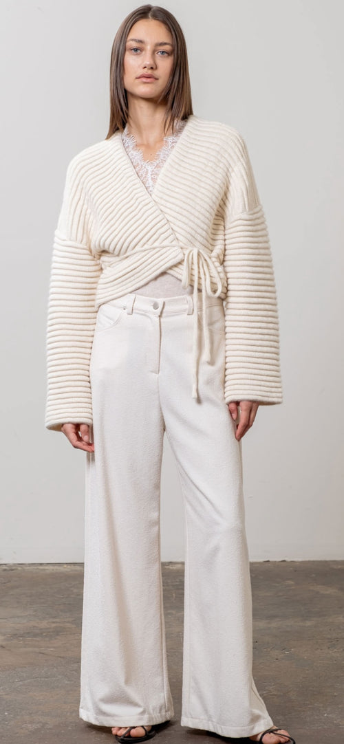 Akina wrap sweater