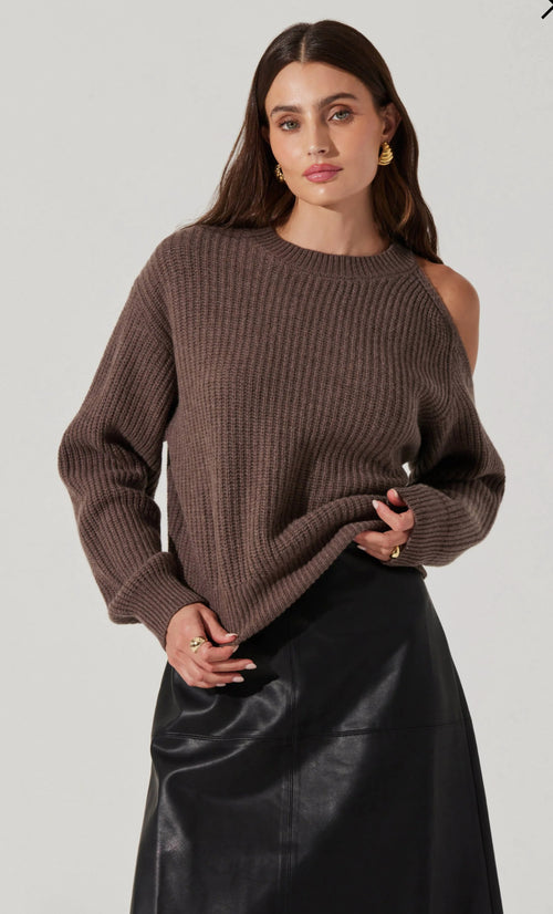 Milli cold shoulder sweater