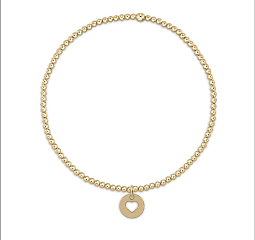 Enewton classic 3mm bracelet love gold disc