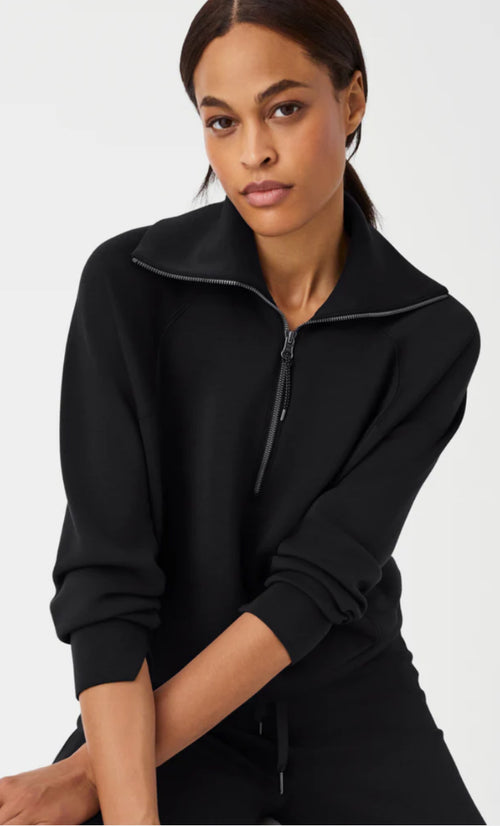 Spanx Airessentials black halfzip