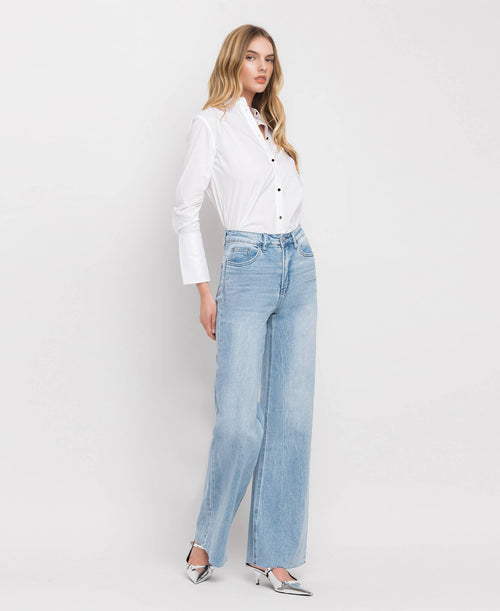 Bella super high rise wide leg Jeans