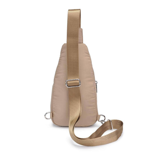 Kenny Nylon Sling Backpack: Natural