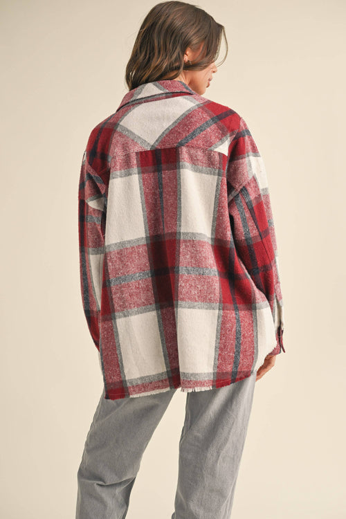 Ashton plaid pullover top