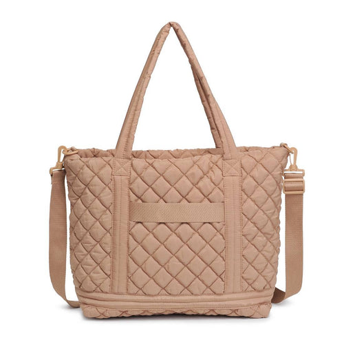 Lanya Quilted Nylon Tote