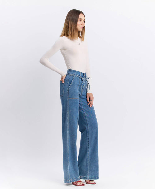 Rhonda tie waist jeans